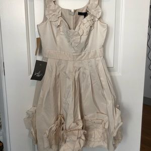 BCBG MAXAZIRA Cream Dress